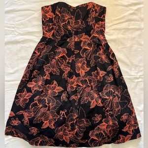 City Chic Orange Blossom Midi Dress -Small/16 NWT